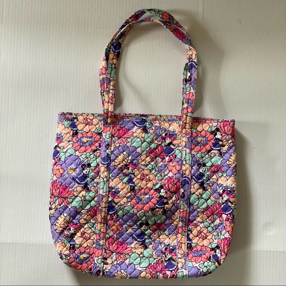 Vera Bradley Disney Minnies Garden Party Large Tote - Picture 5 of 15